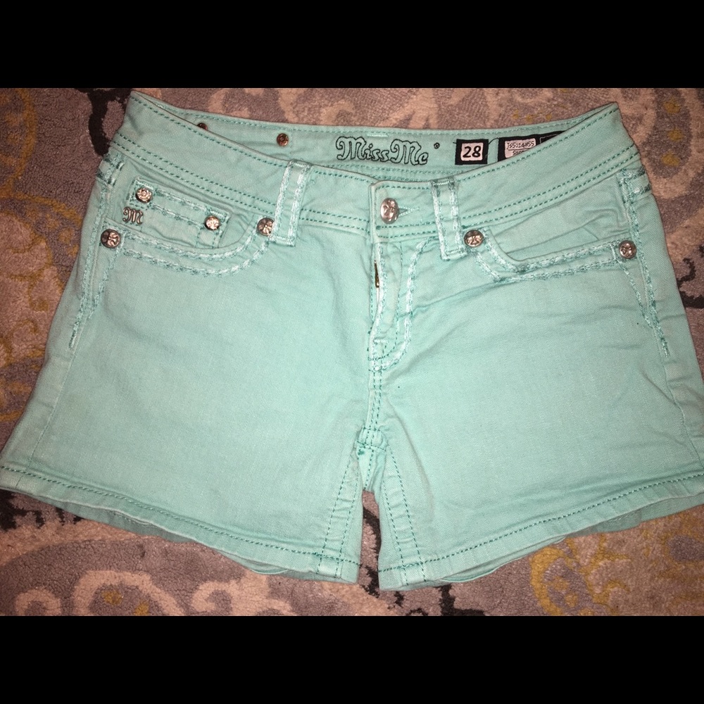 Miss Me jean shorts in new condition! Size 28. $35